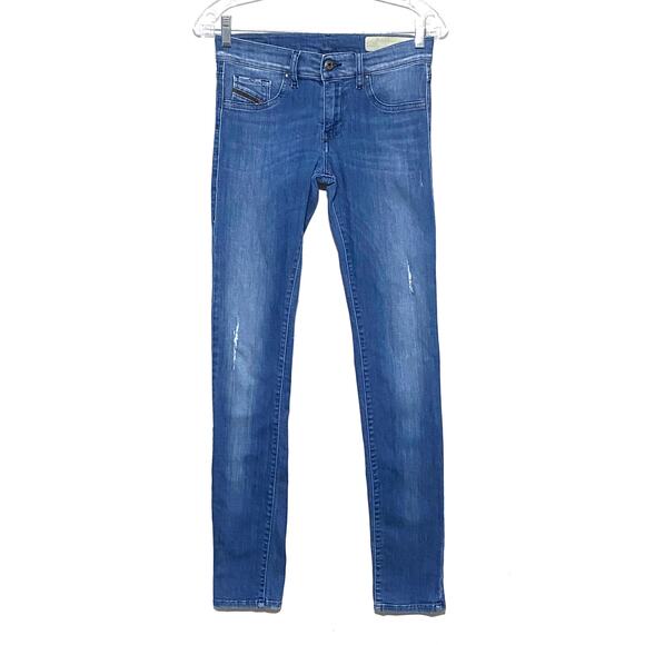 Diesel Livier Super Slim Jegging Jeans Womens 28 Stretch Normcore Capsule Casual - Picture 1 of 11